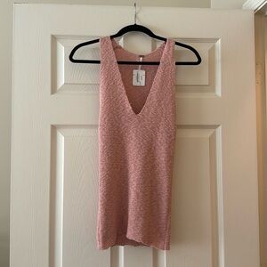 Free People sweater tank top